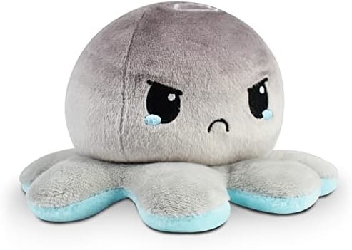 TeeTurtle - Con bạch tuộc có thể đảo ngược nguyên bản - Yêu + Ghét - Thú nhồi bông thần kinh dễ thương thể hiện khả năng của bạn