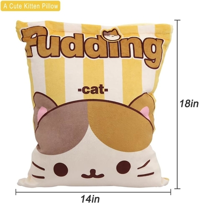 REFAHB Đồ chơi thú vật nhồi nhét dễ thương Đệm nhồi nhét Đồ chơi thú vật nhồi nhét có thể tháo rời Quà tặng sáng tạo cho bé gái (Kitten)