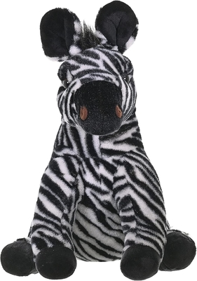 Cộng hòa hoang dã Zebra Plush, thú nhồi bông, đồ chơi Plush, quà tặng cho trẻ em, Cuddlekins 12 inch, đa màu
