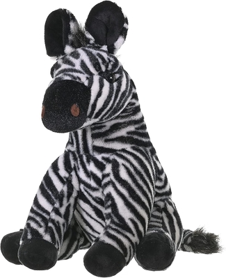 Cộng hòa hoang dã Zebra Plush, thú nhồi bông, đồ chơi Plush, quà tặng cho trẻ em, Cuddlekins 12 inch, đa màu