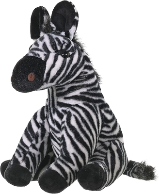 Cộng hòa hoang dã Zebra Plush, thú nhồi bông, đồ chơi Plush, quà tặng cho trẻ em, Cuddlekins 12 inch, đa màu