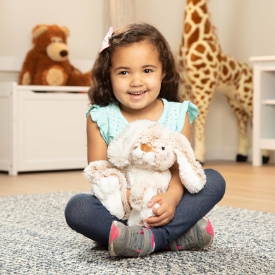 Melissa &amp; Doug Burrow Thỏ Thỏ Động vật nhồi (9 inch)