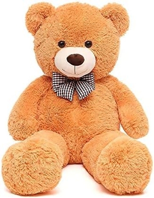 Misscindy Giant Teddy Bear thú nhồi bông cho bạn gái hoặc trẻ em 47 inch, (trắng)