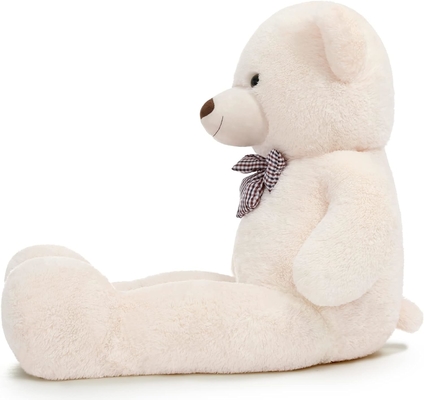 Misscindy Giant Teddy Bear thú nhồi bông cho bạn gái hoặc trẻ em 47 inch, (trắng)