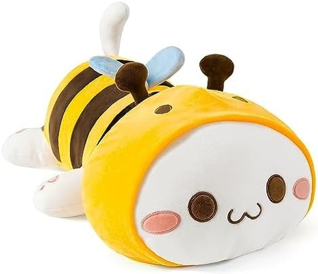 Onsoyours Cute Kitten Plush Toy 25.5 &quot;Cấp đầy động vật nuôi Kitty Soft Anime Cat Lớn đệm Plush cho trẻ em (trắng A, 25.5