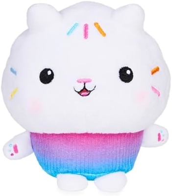 Gabby's Dollhouse, 7 inch Kitty Fairy Purr-ific Plush Toy, đồ chơi trẻ em từ 3 tuổi trở lên