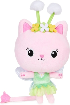 Gabby's Dollhouse, 7 inch Kitty Fairy Purr-ific Plush Toy, đồ chơi trẻ em từ 3 tuổi trở lên