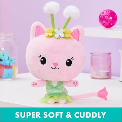 Gabby's Dollhouse, 7 inch Kitty Fairy Purr-ific Plush Toy, đồ chơi trẻ em từ 3 tuổi trở lên