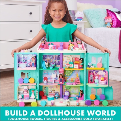 Gabby's Dollhouse, 7 inch Kitty Fairy Purr-ific Plush Toy, đồ chơi trẻ em từ 3 tuổi trở lên