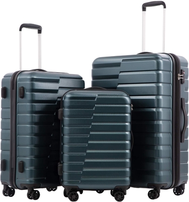 Chiếc túi xách PC ABS TSA 3 phần Set Lock Spinner Carry on (Teal blue)