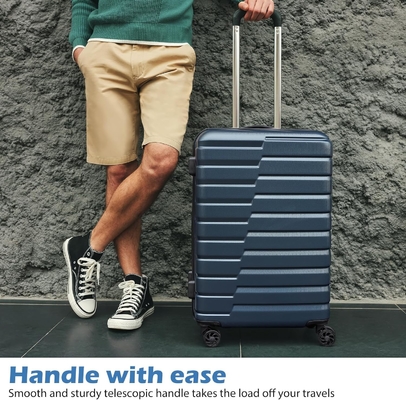 Chiếc túi xách PC ABS TSA 3 phần Set Lock Spinner Carry on (Teal blue)