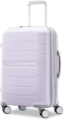 Hardside mở rộng với bánh xe xoắn kép, mang theo 21 inch, trắng