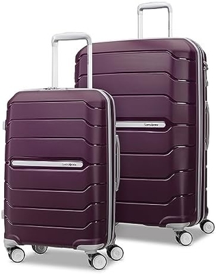 Hardside mở rộng với bánh xe xoắn kép, mang theo 21 inch, trắng