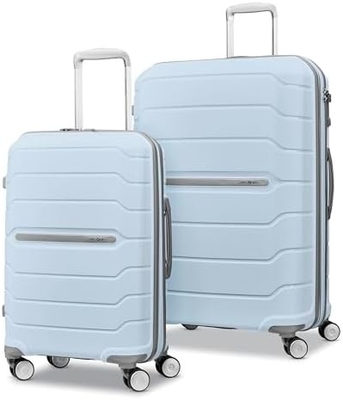 Hardside mở rộng với bánh xe xoắn kép, mang theo 21 inch, trắng