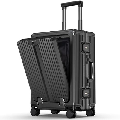 Mang theo hành lý, va-li cứng với bánh 360 °, va-li trên máy bay &amp; Lsa Lock Zipper kép.