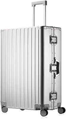 Aluninum Handy Baggage Cabin Hardside Suitcase (Silver, 20 inch Carry-on) Ghé thăm cửa hàng Sindermore