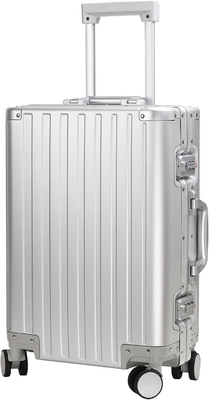 Aluninum Handy Baggage Cabin Hardside Suitcase (Silver, 20 inch Carry-on) Ghé thăm cửa hàng Sindermore