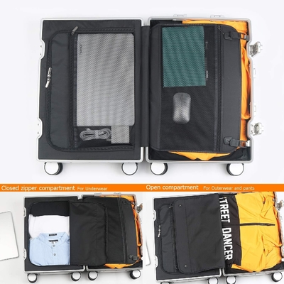 Aluninum Handy Baggage Cabin Hardside Suitcase (Silver, 20 inch Carry-on) Ghé thăm cửa hàng Sindermore