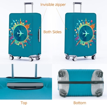 Travelkin Baggage Covers For Suitcase Tsa Approved,Bảo vệ vỏ vali phù hợp với hành lý 18-32 inch