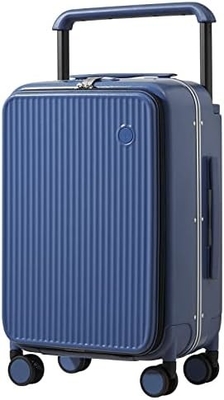 Hành lý tay cầm rộng thiết kế sang trọng Rolling hành lý du lịch PC Hardside với khung nhôm bánh xe xoay rỗng,