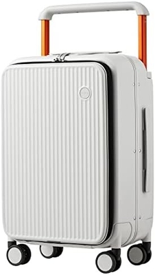Hành lý tay cầm rộng thiết kế sang trọng Rolling hành lý du lịch PC Hardside với khung nhôm bánh xe xoay rỗng,