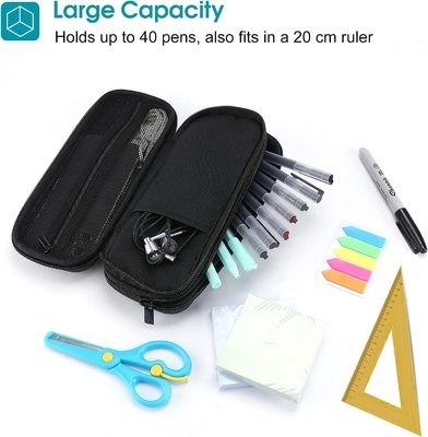 ProCase Pen Pencil Case, 2 lớp EVA Zipper Pencil Box Pouch Capacity Storage Organiser cho trường học