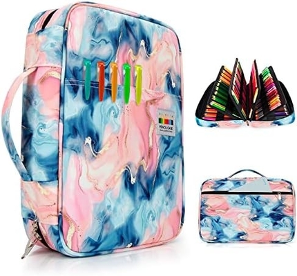 300 Slots Color Pencil Case - Pen Case Organizer với Handy Wrap &amp; Zipper, Multilayer Holder cho Prismacolor Color Pen
