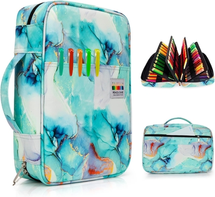 300 Slots Color Pencil Case - Pen Case Organizer với Handy Wrap &amp; Zipper, Multilayer Holder cho Prismacolor Color Pen