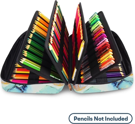 300 Slots Color Pencil Case - Pen Case Organizer với Handy Wrap &amp; Zipper, Multilayer Holder cho Prismacolor Color Pen