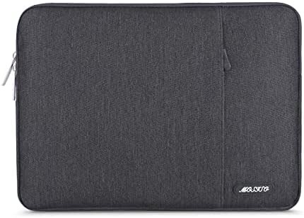 Túi tay cầm máy tính xách tay tương thích với MacBook Air 13 M3 A3113 M2 / Pro 13 M2 M1,Vỏ dọc polyester với túi, màu xám