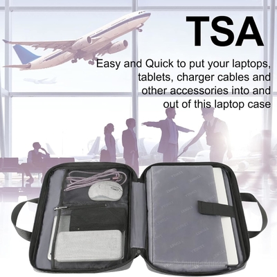 Vỏ máy tính xách tay, 15,6 inch TSA túi laptop laptop tay áo laptop chống nước vỏ máy tính xách tay vỏ mang laptop