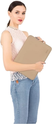 Tay cầm máy tính xách tay tương thích với MacBook Air / Pro, 13-13.3 inch Notebook, túi Neoprene với vỏ nhỏ, Apricot