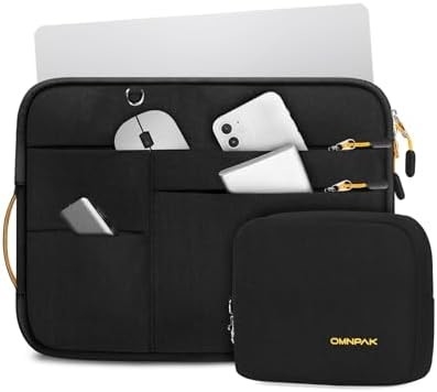 Thích hợp cho,MacBook Pro 13-14 inch, tái chế PET laptop mang theo trường hợp với tay cầm và túi phụ kiện