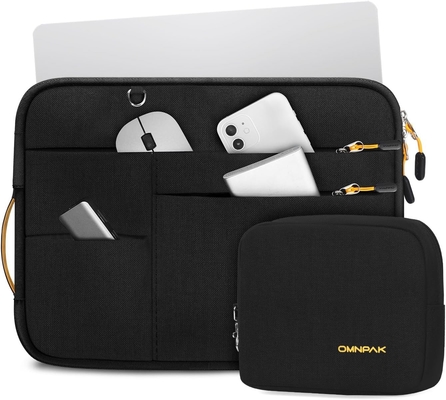 Thích hợp cho,MacBook Pro 13-14 inch, tái chế PET laptop mang theo trường hợp với tay cầm và túi phụ kiện