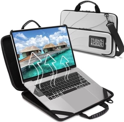 BUG 14.2-15.6 Inch Laptop Case Hard Shell, Bảo vệ Laptop Carrying Case với Stand để phân tán nhiệt