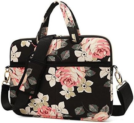 Túi máy tính xách tay được thiết kế cho máy tính xách tay 12,5 đến 14 inch với vải vải in bên trong đệm và nhiều tùy chọn mang theo