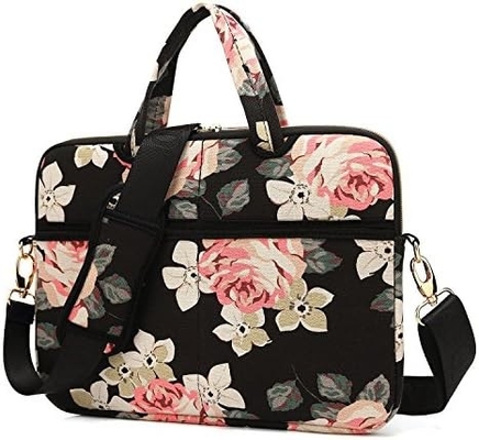 Đỏ Bohemia Patten chống nước laptop vai Messenger túi xách vỏ tay cho 12 inch 13,3 inch laptop