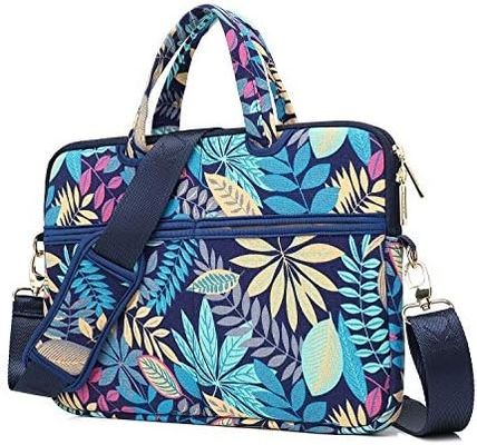 Túi máy tính xách tay được thiết kế cho máy tính xách tay 12,5 đến 14 inch với vải vải in bên trong đệm và nhiều tùy chọn mang theo