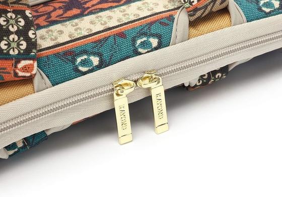 Đỏ Bohemia Patten chống nước laptop vai Messenger túi xách vỏ tay cho 12 inch 13,3 inch laptop