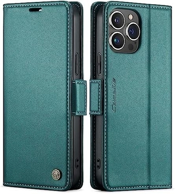 QLTYPRI Wallet Cover cho iPhone 13/14, [khóa RFID] ổ khoá tín dụng để bảo vệ chống sốc của vỏ điện thoại