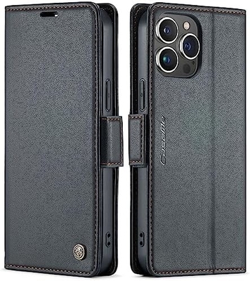 QLTYPRI Wallet Cover cho iPhone 13/14, [khóa RFID] ổ khoá tín dụng để bảo vệ chống sốc của vỏ điện thoại