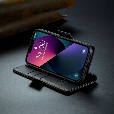 QLTYPRI Wallet Cover cho iPhone 13/14, [khóa RFID] ổ khoá tín dụng để bảo vệ chống sốc của vỏ điện thoại