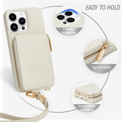 iPhone 12 Pro/iPhone 12 ví với gian hàng, túi dán khóa, vòng đeo tay, ví bảo vệ RFID -