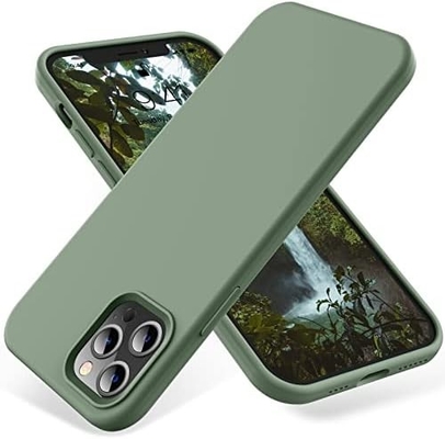 Vỏ iPhone 12 Pro Max, Bảo vệ cấp quân sự, Silicone chống va chạm, chống vân tay &amp; chống trượt, vỏ điện thoại
