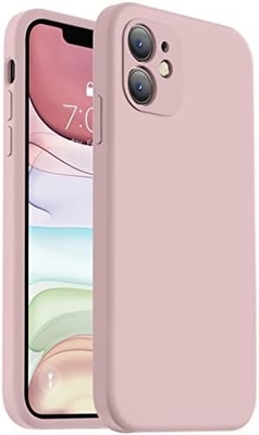 Tương thích với vỏ iPhone 11, nâng cấp silicone lỏng với [các cạnh vuông] [mềm chống trầy xước lớp lót microfiber]