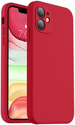 Tương thích với vỏ iPhone 11, nâng cấp silicone lỏng với [các cạnh vuông] [mềm chống trầy xước lớp lót microfiber]