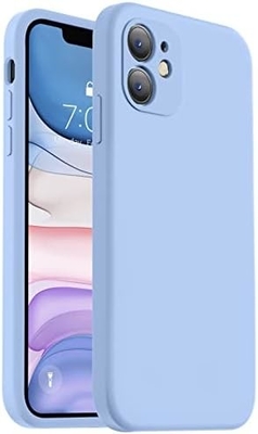 Tương thích với vỏ iPhone 11, nâng cấp silicone lỏng với [các cạnh vuông] [mềm chống trầy xước lớp lót microfiber]