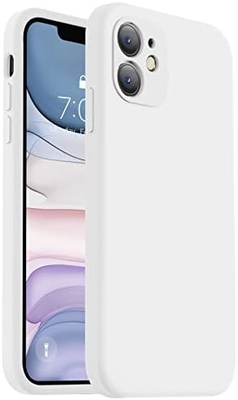 Tương thích với vỏ iPhone 11, nâng cấp silicone lỏng với [các cạnh vuông] [mềm chống trầy xước lớp lót microfiber]