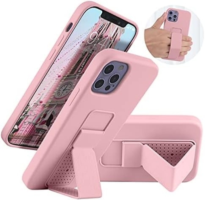 Vỏ Kickstand silicone tương thích với vỏ iPhone 11 ((6.1 in) Đứng dọc và ngang Đứng tay dây đeo Đứng đá kim loại
