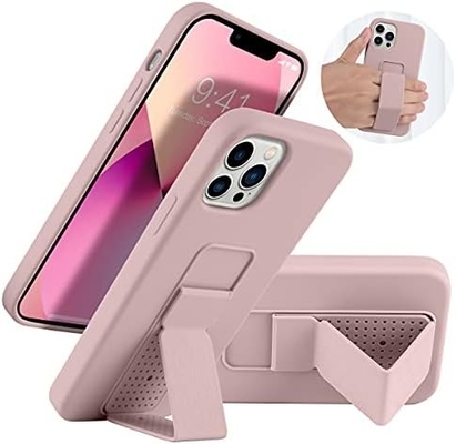 Vỏ Kickstand silicone tương thích với vỏ iPhone 11 ((6.1 in) Đứng dọc và ngang Đứng tay dây đeo Đứng đá kim loại